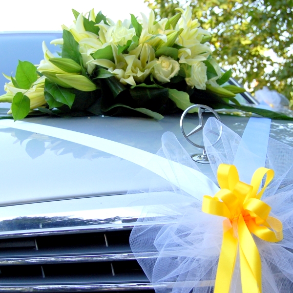 Dekorace auta nev�sty