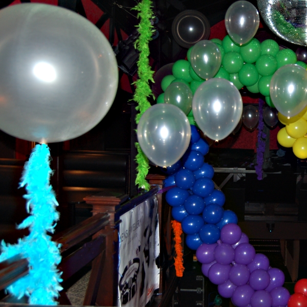 Balonky a boa byly v�ude
