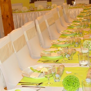 Dekorace svatebn� tabule