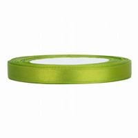 Stuha sat�nov� zelen� jablko 0,6cm/25m