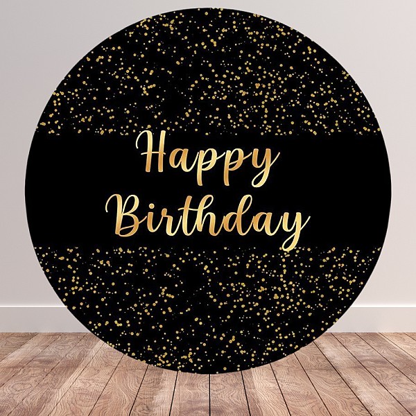 Fotopozad� na skl�dac� obru�i - Happy Birthday