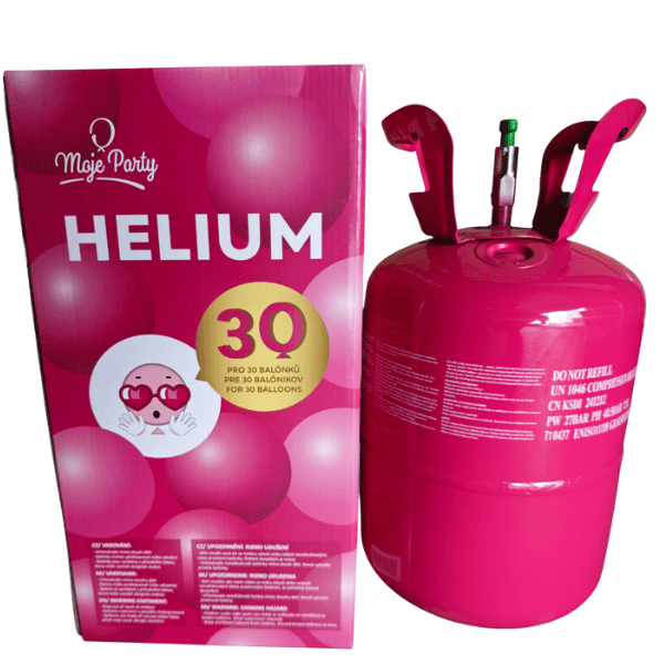 Helium na 30 balonk� MojeParty
