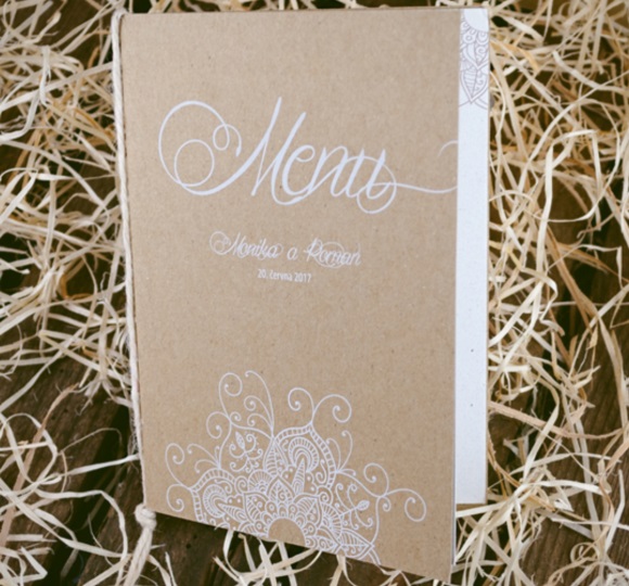 MENU svatebn� set p��rodn� Nature 110x155mm 8ks
