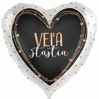 BAL�NEK f�liov� Srdce Vela ��astia 43cm