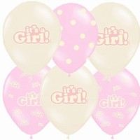 BAL�NEK latexov� "ITS A GIRL" 50ks