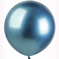 BAL�NEK latexov� leskl� modr� 48cm
