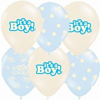 BAL�NKY 50ks latexov� "ITS A BOY"