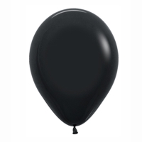 Bal�nek latexov� pastelov� �ern� 30 cm 1 ks