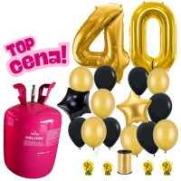 Helium 50 set - k 40. narozenin�m (kompletn� set)