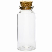 LAHVI�KY s korkovou z�tkou 7,5cm 12ks