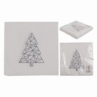UBROUSKY pap�rov� Geometrick� strom 33x33cm 20ks