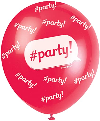BAL�NKY Party �erven� 30cm 5ks