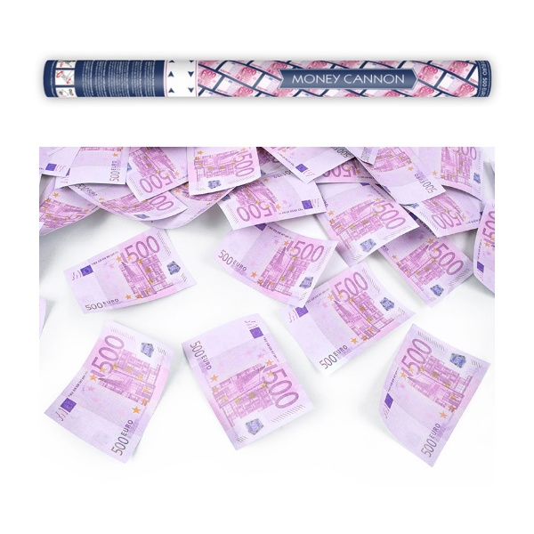 Vyst�elovac� konfety - Party Eura 60 cm