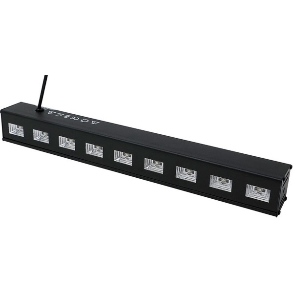 9 LED UV �ern� sv�tlo do interi�ru 9x 3W