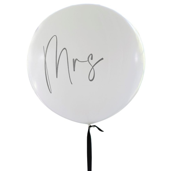 Bal�n latexov� Mrs. S �ernou stuhou 91 cm