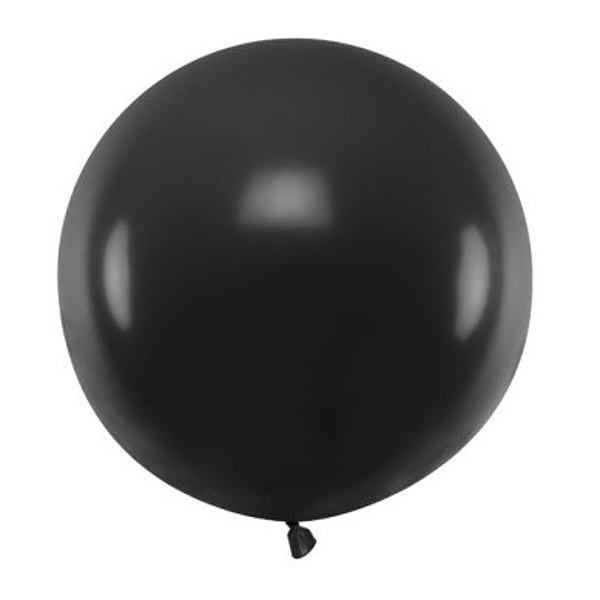 Bal�n latexov� pastelov� �ern� 60 cm