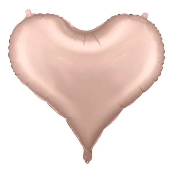 Bal�nek f�liov� Srdce rose gold 61 x 53 cm