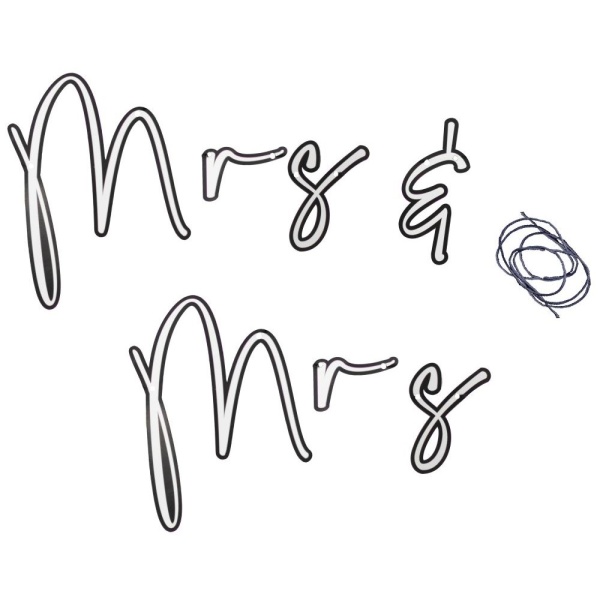 Banner svatebn� p�izp�sobiteln� Mr(s) & Mr(s)