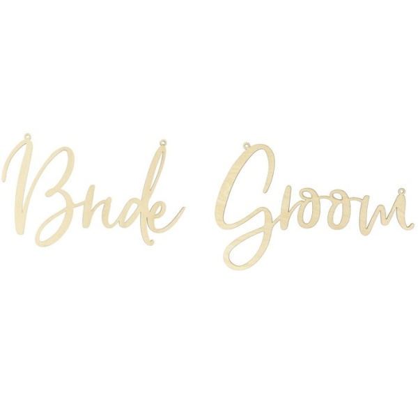 CEDULKY na �idli Bride Groom d�ev�n�