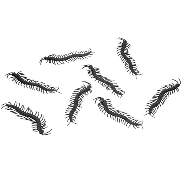 Dekorace Stono�ky plastov� �ern� 14 x 3,5 cm 8 ks