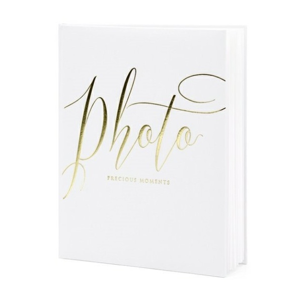 KNIHA b�l� Fotoalbum 20x24,5cm, 22list�