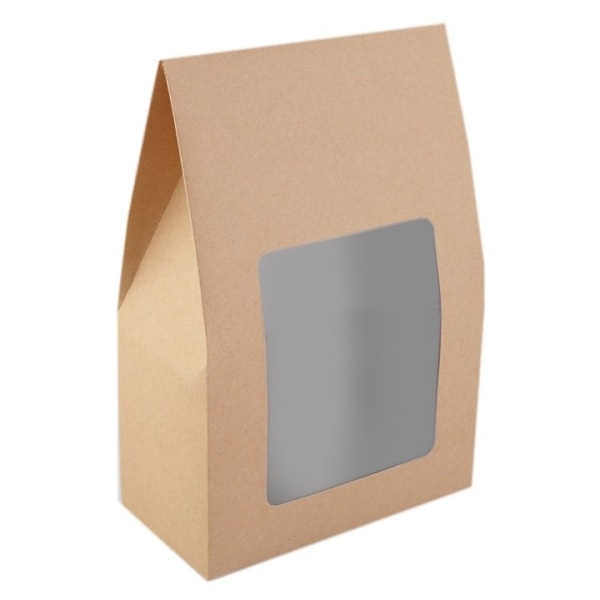 KRABICE d�rkov� p��rodn� s pr�hledem 15,5x8 x24cm