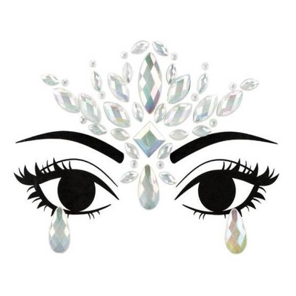 Kam�nky na obli�ej Krystaly, Z��e ve tm�, 9,5x8,5cm