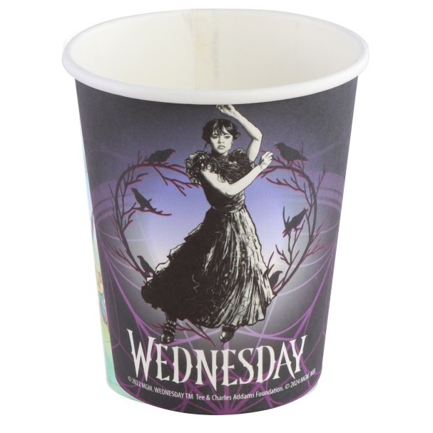 Kel�mky pap�rov� Wednesday 250ml 8ks