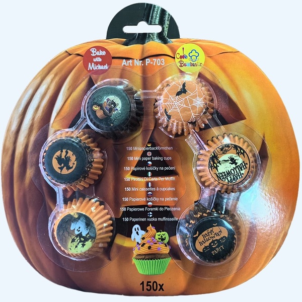 Ko���ky na pralinky Halloween 6 motiv� 150 ks