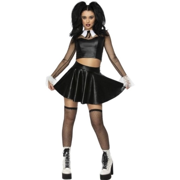 Kost�m d�msk� Sexy �kola�ka Gothic vel. XS