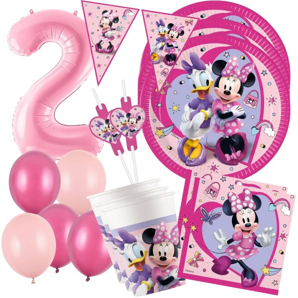 Minnie druh� narozeniny - narozeninov� party set pro 8 osob