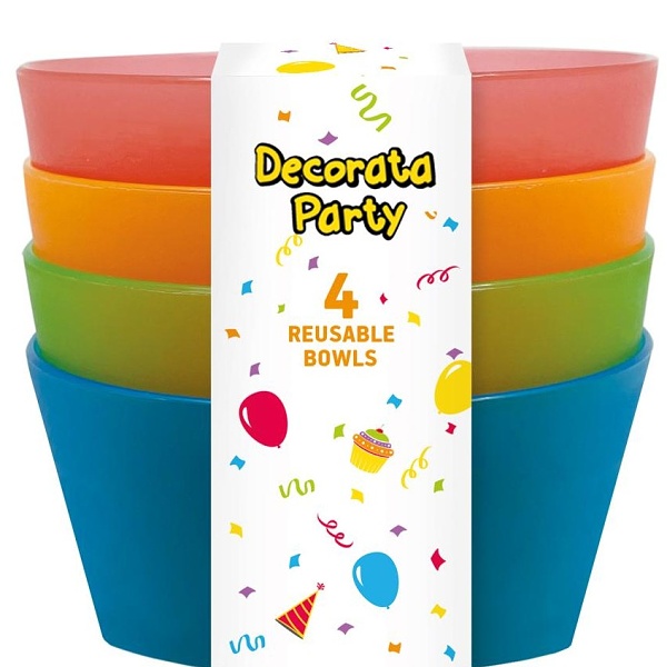 Misky plastov� barevn� 13,5 cm 4 ks