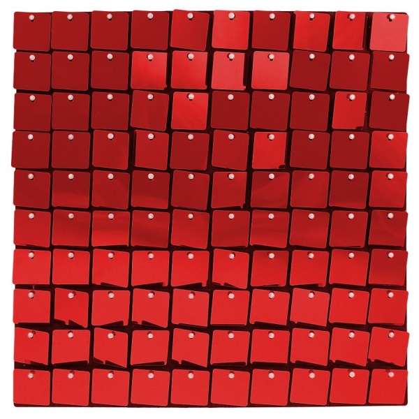 Panel dekora�n�, �erven� 30 x 30 cm 100 �tverc�