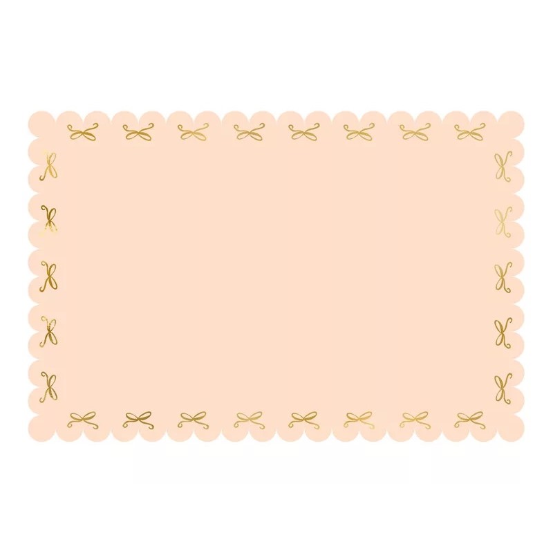 Pap�rov� ubrus s ma�li�kami r��ov� 180x120cm