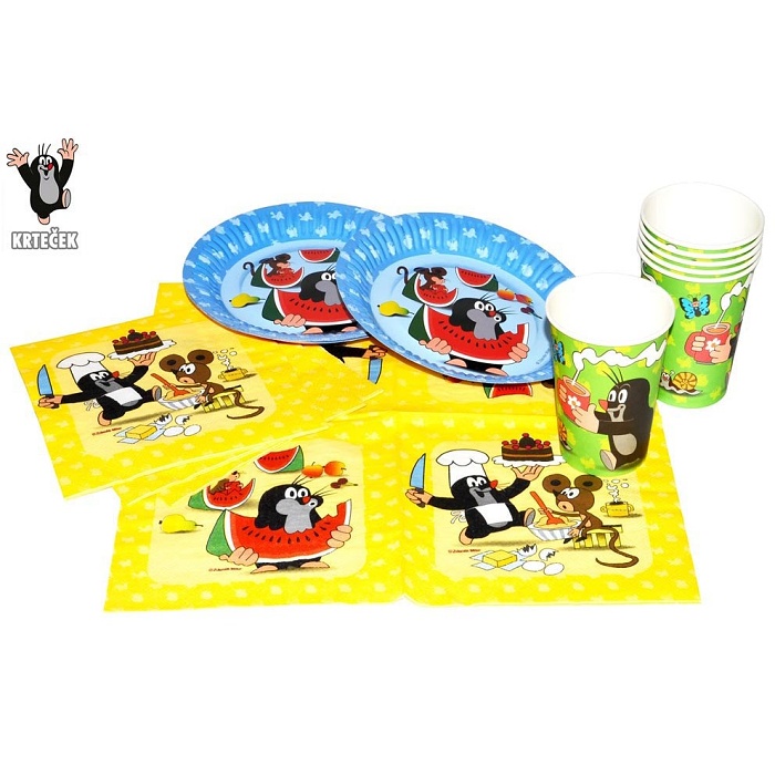 P�rty set Krte�ek a kamar�di 18 ks