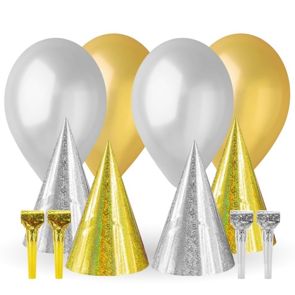 P�rty set zlato-st��brn� 12 ks