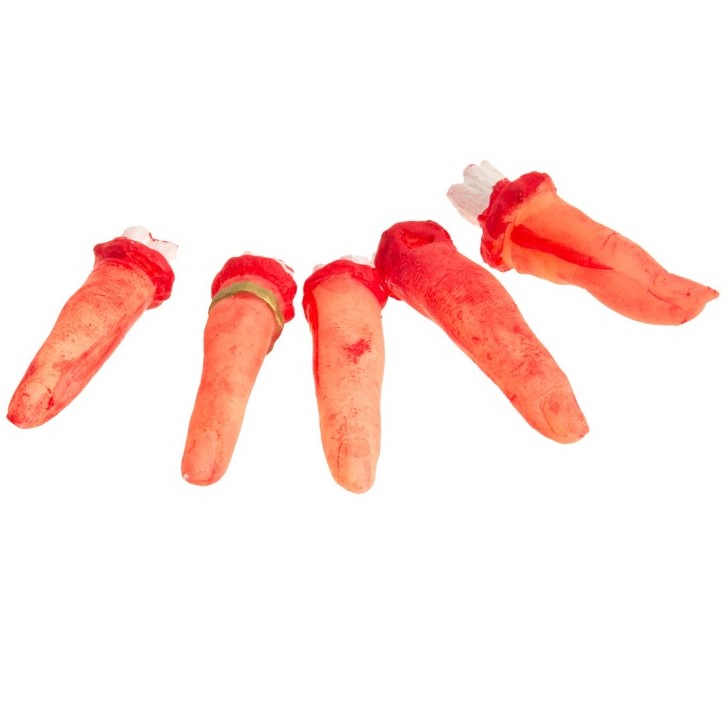 Prsty krvav�, latexov� 7cm x 2cm x 1,5cm