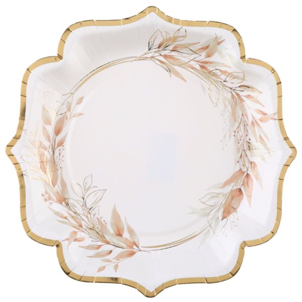 Tal��e pap�rov� Listy p��rodn� 21 x 21 cm 10 ks