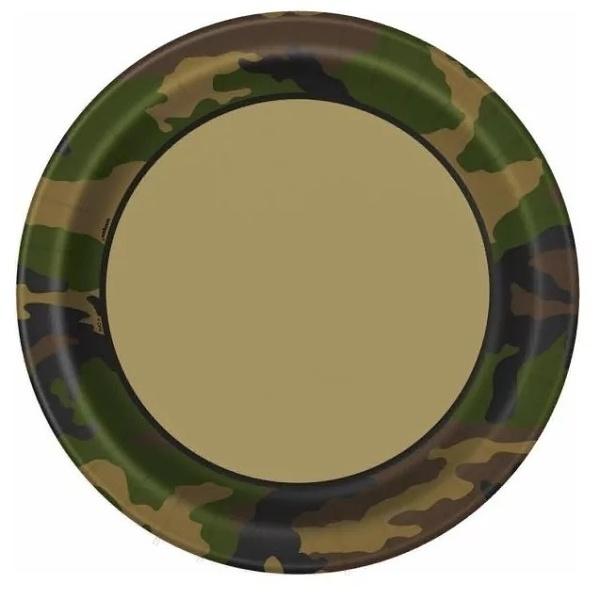 Tal��e pap�rov� Military 23 cm 8 ks