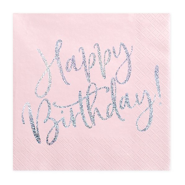 UBROUSKY Happy Birthday sv.r��ov� 33x33cm