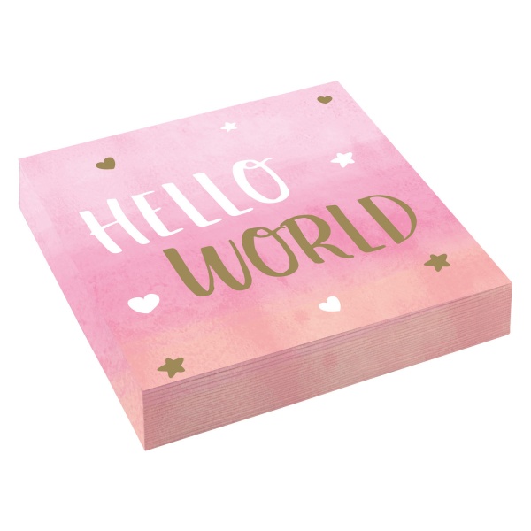 UBROUSKY r��ov� Oh baby girl 16 ks 33x33 cm