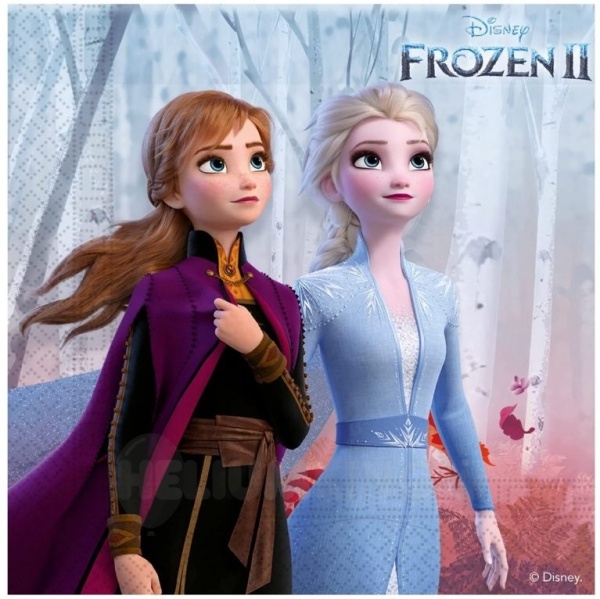 Ubrousky pap�rov� Frozen II 25 x 25 cm