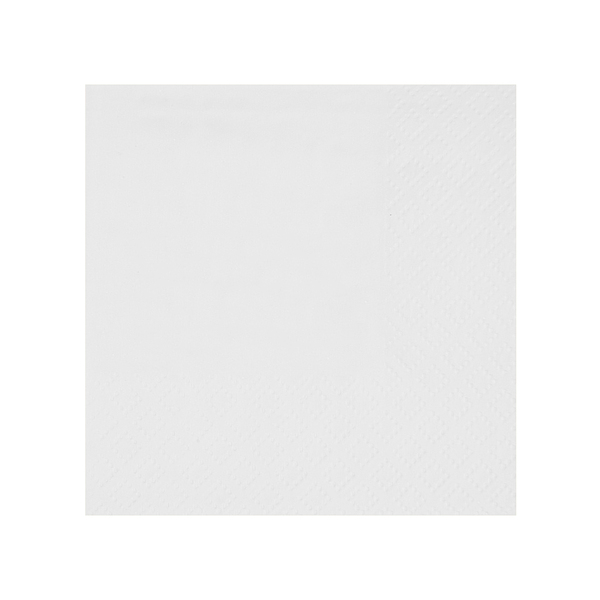 Ubrousky pap�rov� b�l� 21 x 20 cm 25 ks