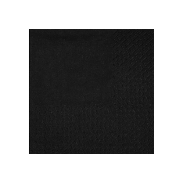 Ubrousky pap�rov� �ern� 21 x 20 cm 10 ks