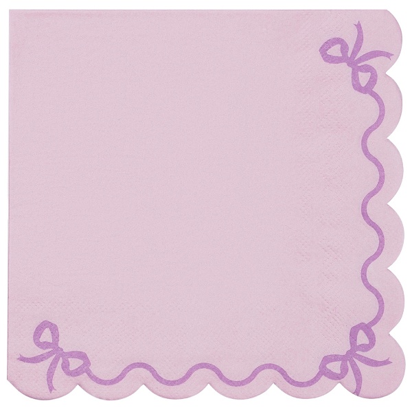 Ubrousky pap�rov� s vol�nky fialov� 33x33 cm 20 ks