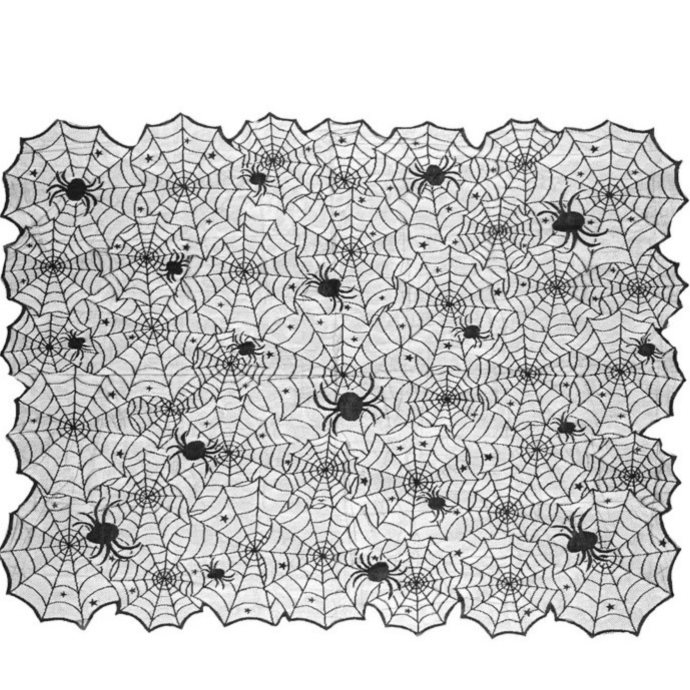 Ubrus Pavu�ina �ern� 135x180 cm