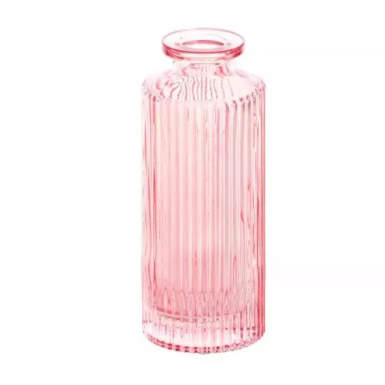 V�zi�ka sklen�n� Heloise r��ov� 5,5 x 13,5 cm