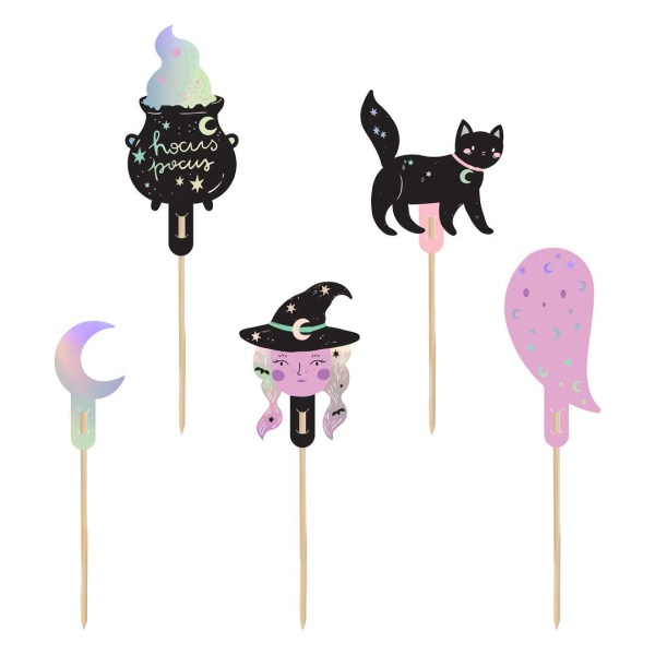 Z�pichy na cupcakes Halloween 6 ks