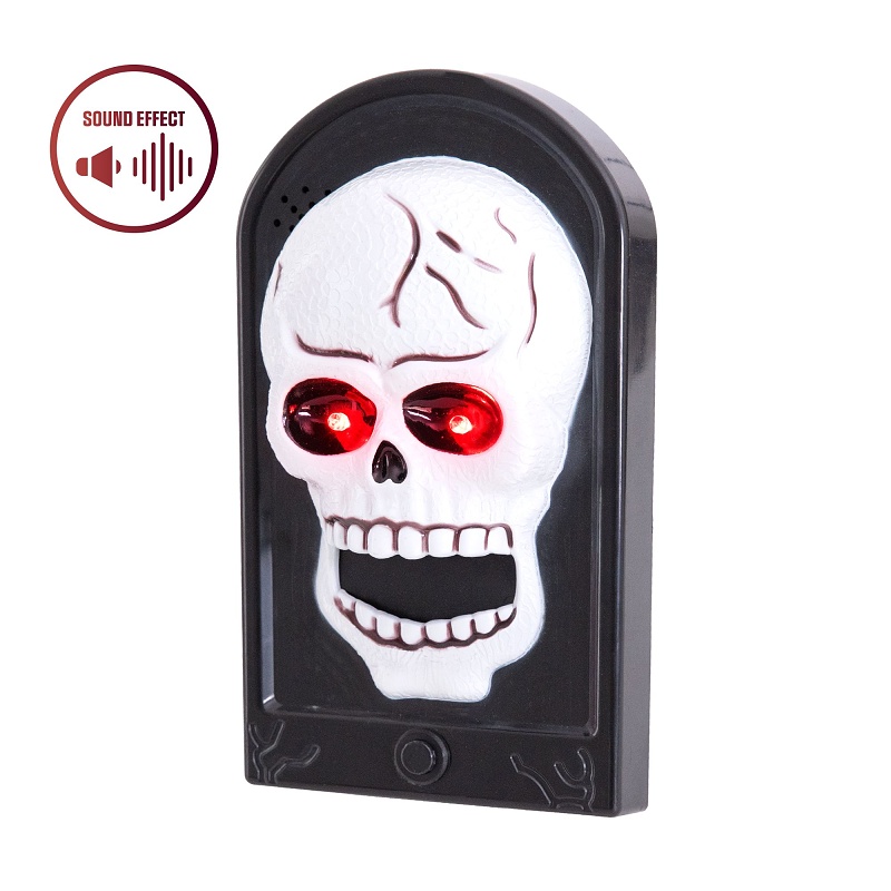 Zvonek halloweensk� lebka