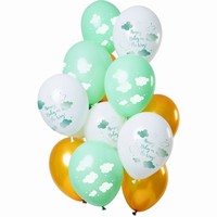 BAL�NKY latexov� Baby Shower unisex 30cm 12ks